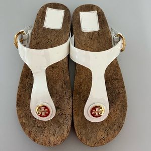 Tory Burch Patent Leather Classic Thong Sandal